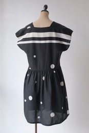 Random dots tunic dress