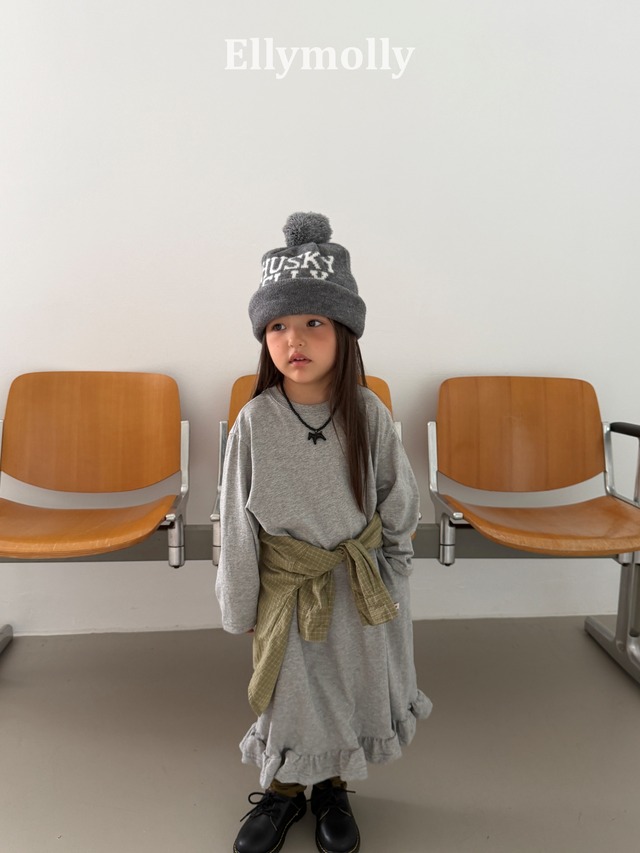 【取寄】elly molly｜clover mong frill dress｜クローバーモンフリルワンピース｜5-15｜kids&jr｜26 autumn