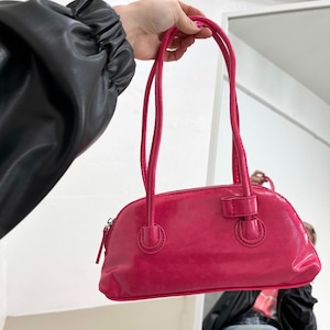 fake leather color handbag_LN0908
