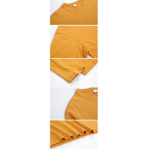 ベーシックラウンドネック薄手ロングTシャツ　MT0080054