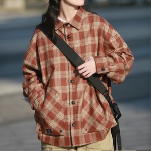Check pattern shirt M11850