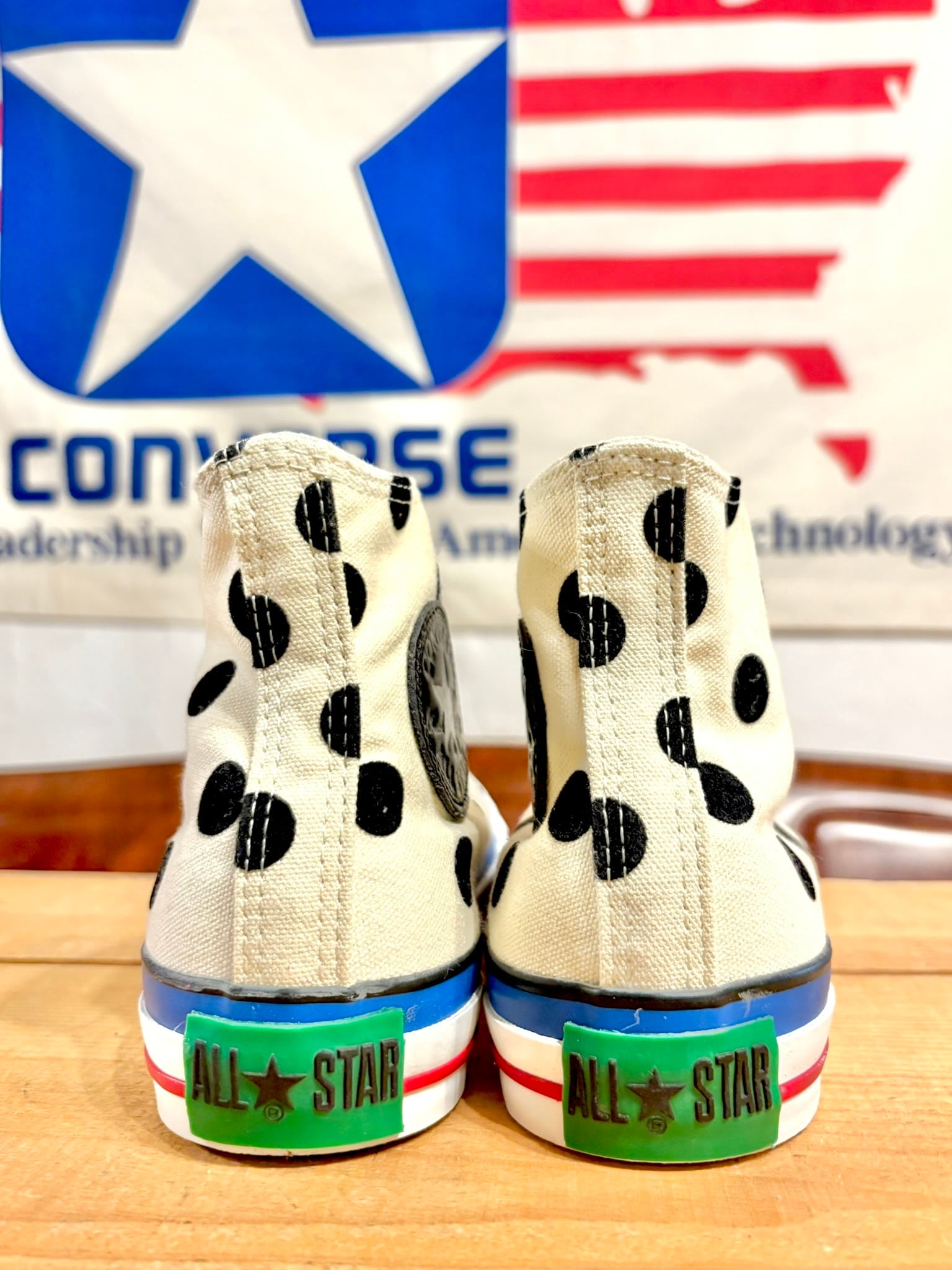 converse（コンバース) ×FRAPBOIS（フラボア） Hi 4.5 23.5cm 白/水玉