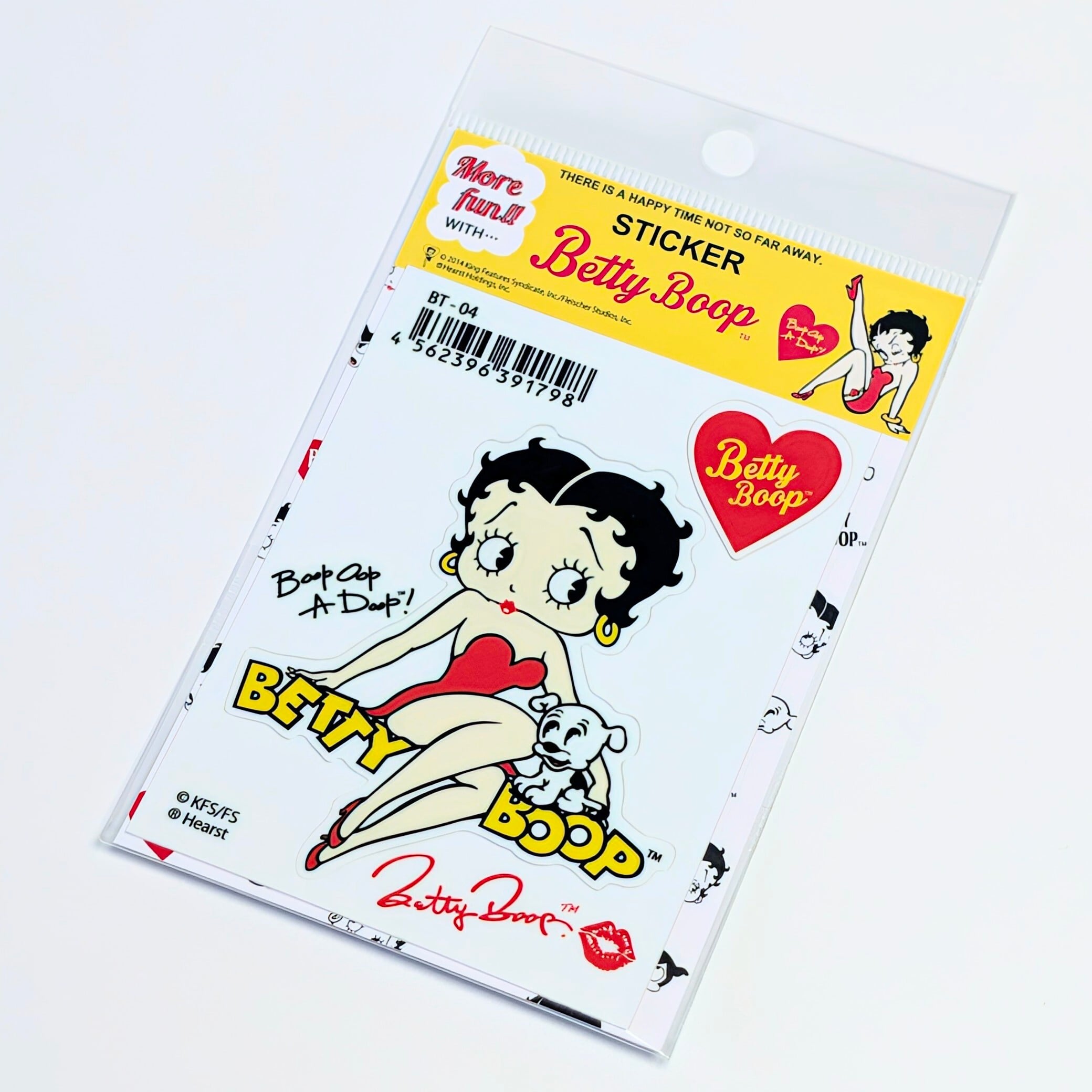 ✨️みんなメロメロ♡✨️送料無料！【 Betty Boop（ベティブープ） 】 STICKER（ステッカー）/ シール / ベティちゃん　〚アメリカン雑貨 アメトイ〛