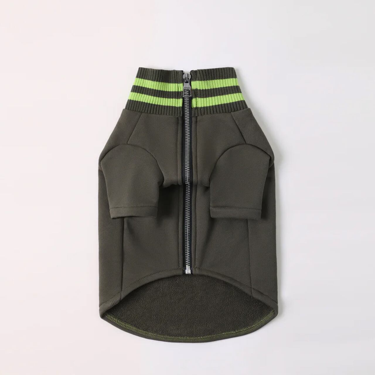 CONTRAST TURTLENECK THIN JACKET / OVER GLAM