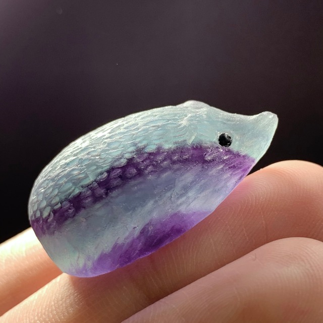 94ふっくらフローライトハリネズミさん