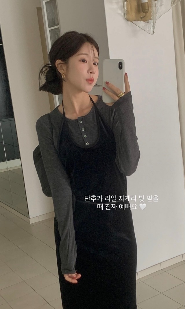 (予約) miel / Trip button T-shirts 5color