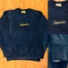 【NIGHTBEAT】 ナイトビート　EMBROIDERY WASHING CREW SWEAT (NAVY)   クルースエット