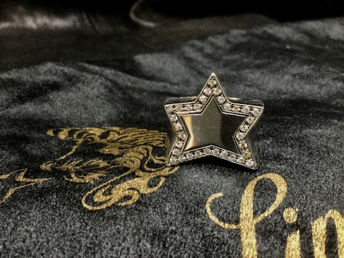 KING LIMO KING STAR w/PAVE CZ RING 
