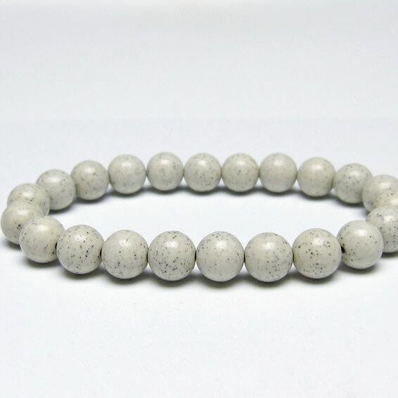 北投石 ブレスレット 9mm 一点物 メール便可 111-50293