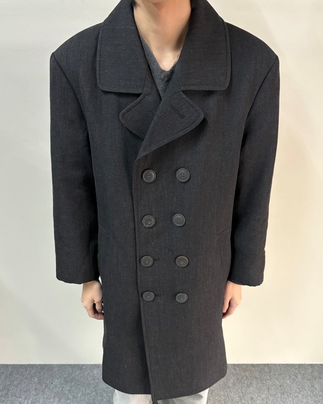 【DRIES VAN NOTEN】double breasted wool coat