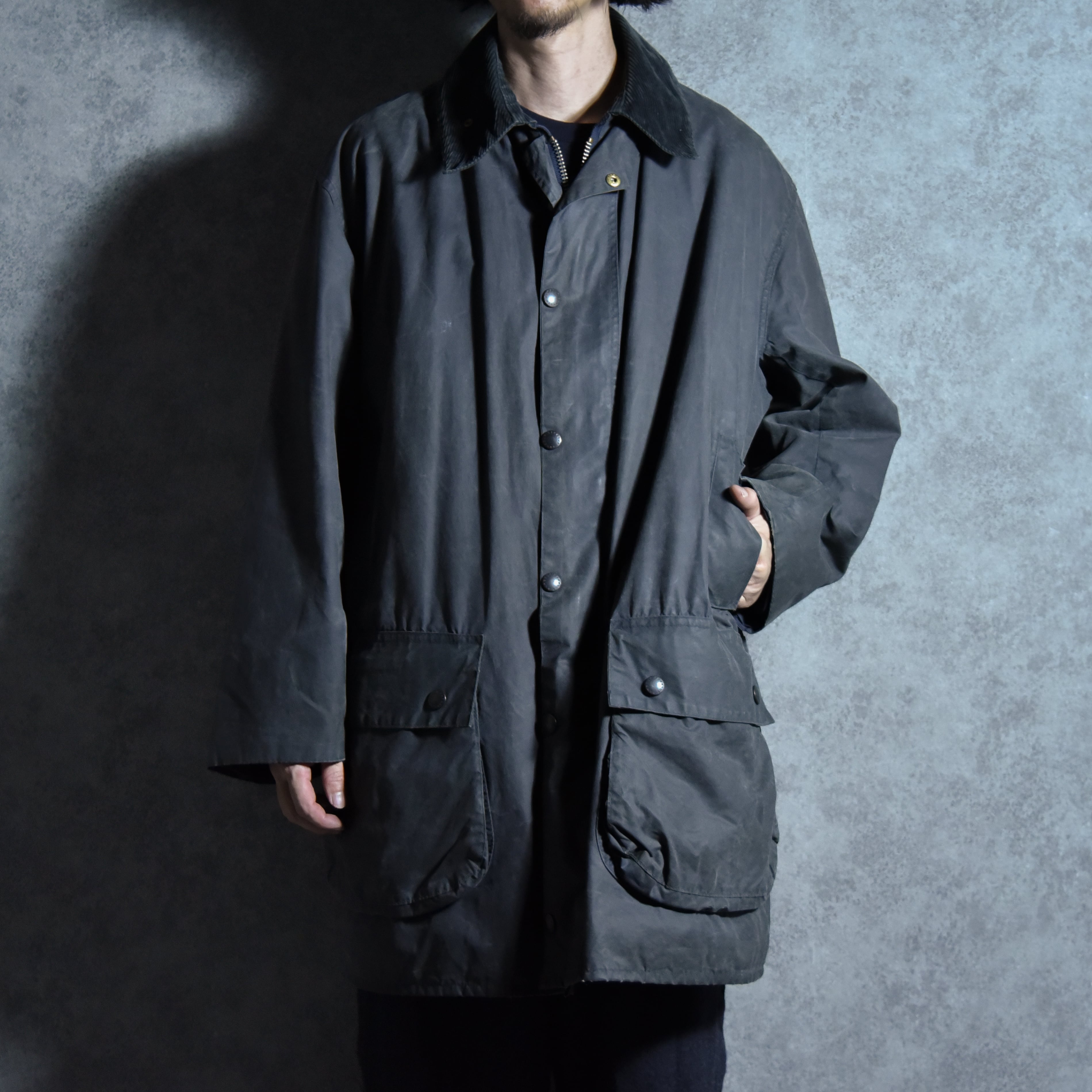 期間限定~2026/1/4】90s Barbour BORDER バブアー ボーダー 3ワラント