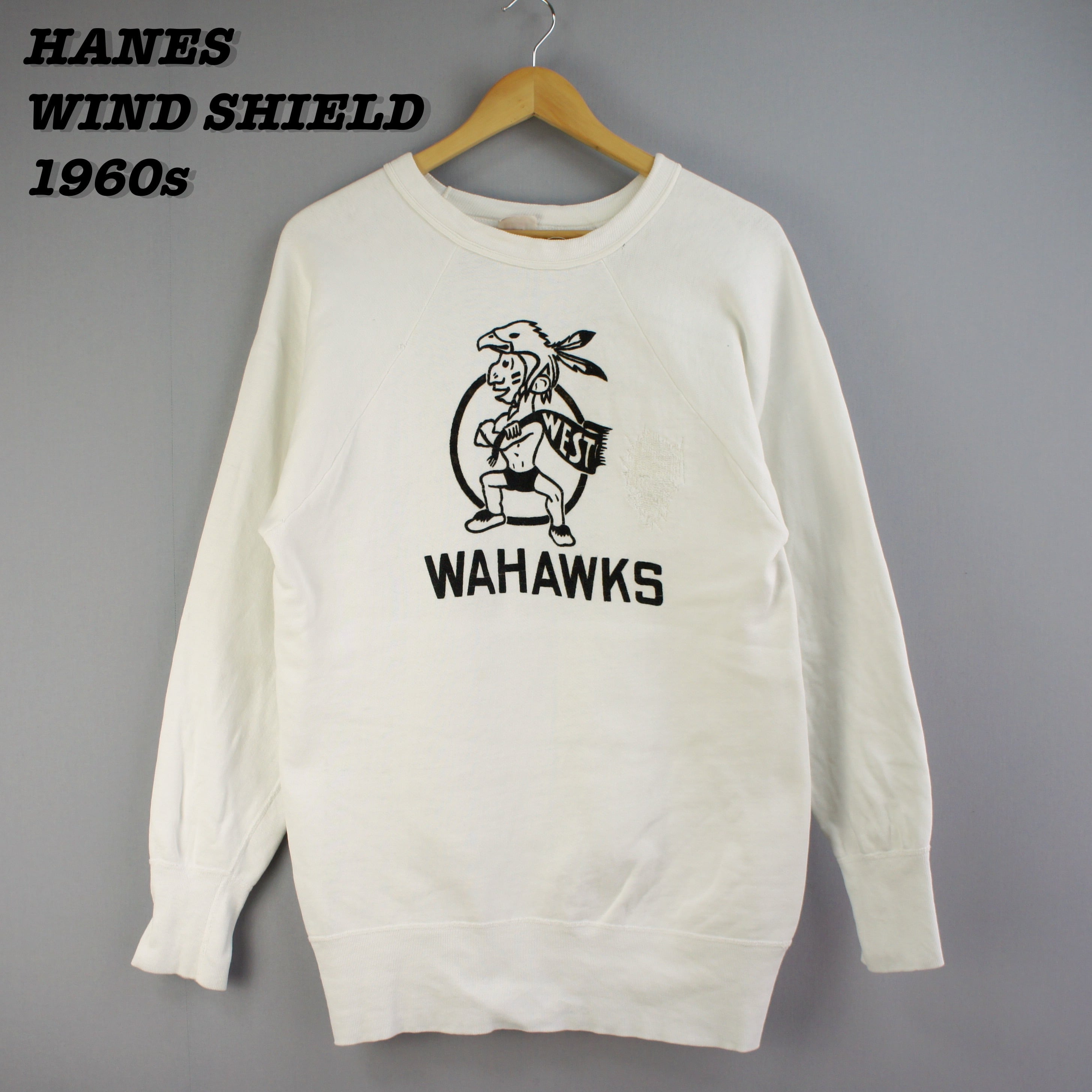 【ビンテージ】Hanes Wind Shield Sweat 希少 ホワイト M