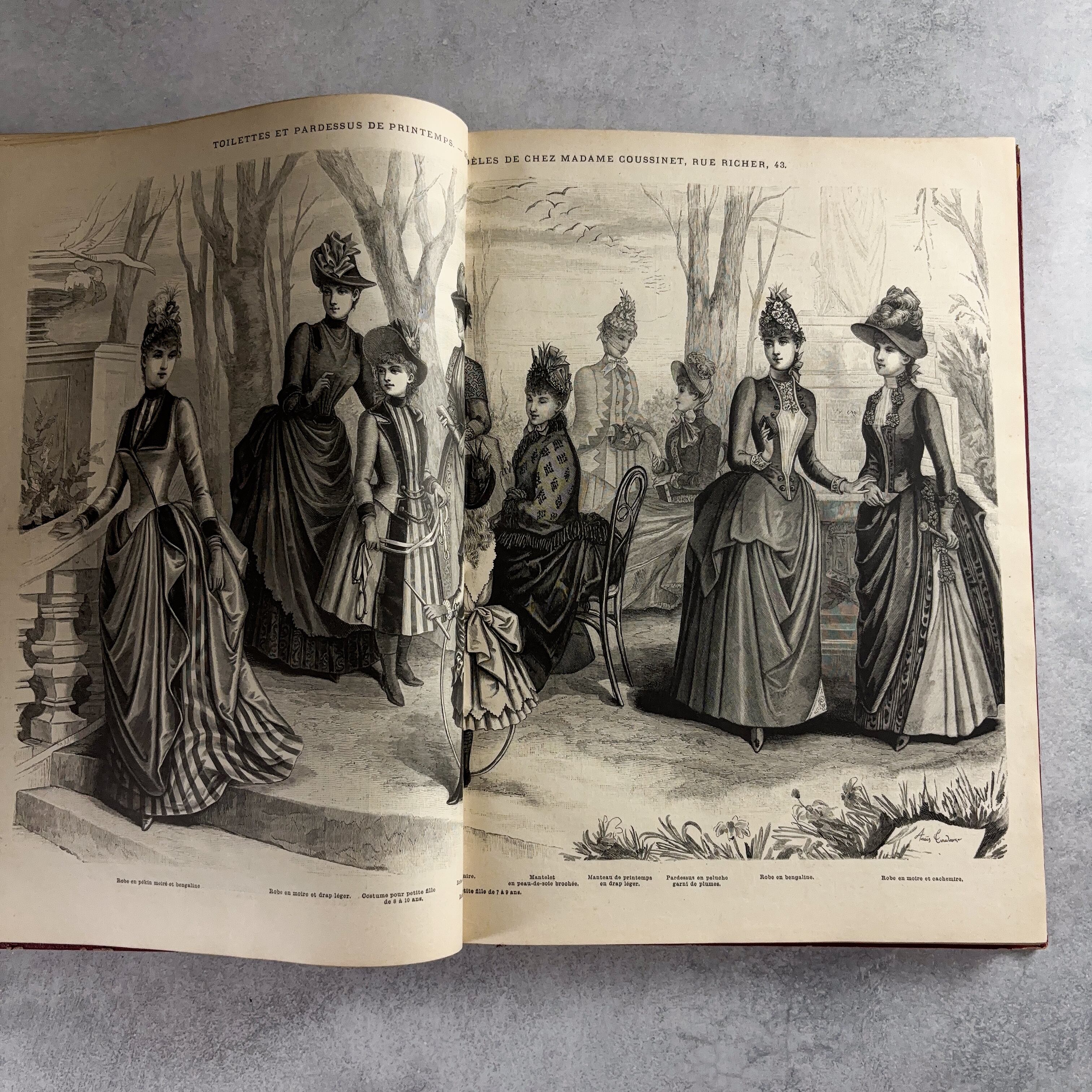 ラ・モード イリュストレ La mode illustree 52冊子分 1888年 