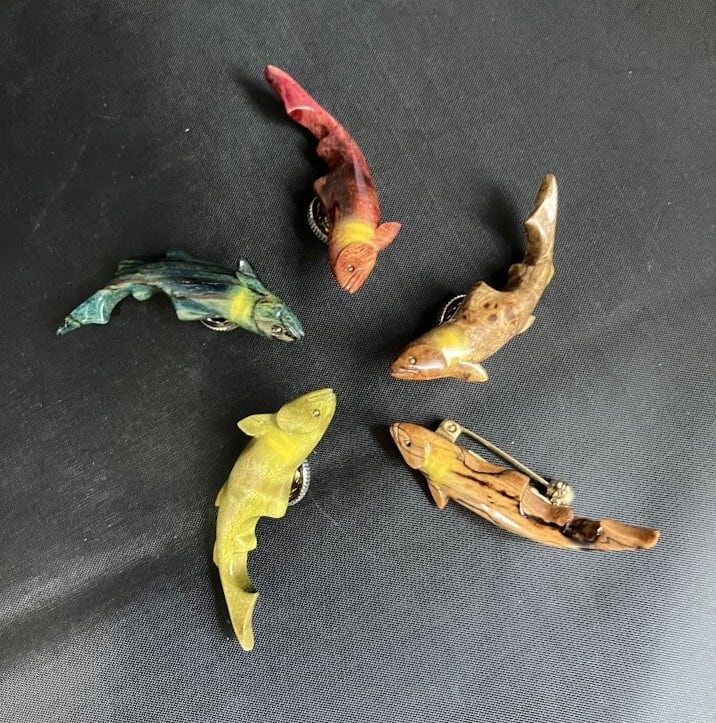 Trout Brooch / トラウトブローチ 【Ayu – Limited Edition / 鮎 限定