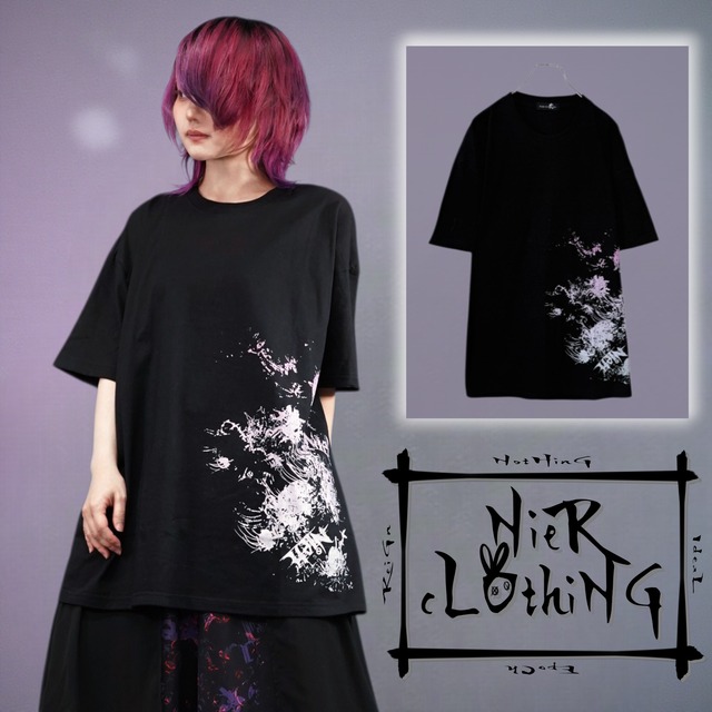 GRADATION ART BIG T-SHIRT【彼岸花】