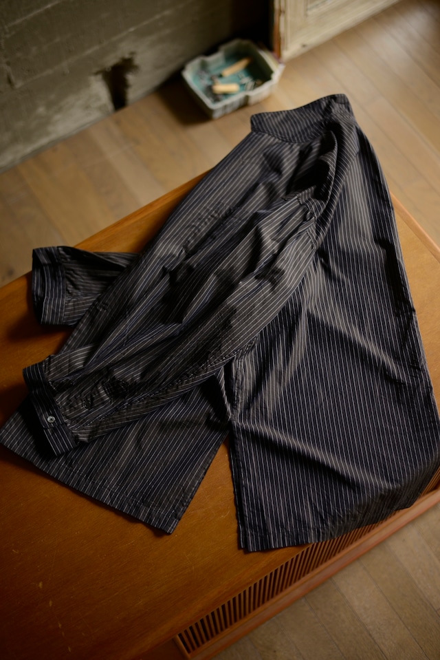 ANSNAM / Ex. Big pajacket (brown st cotton / Bonfanti )