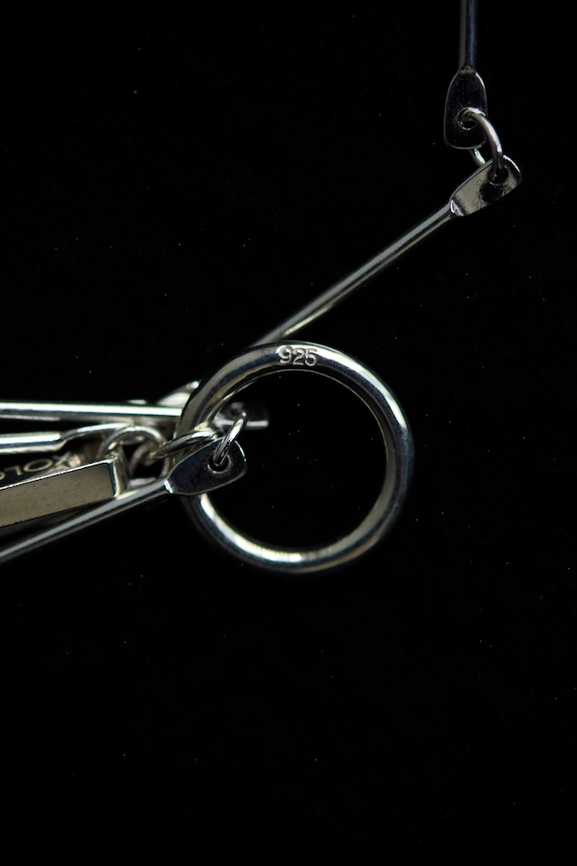 Utah／”XOLO JEWELRY”  925silver／Tiny Bones Link Necklace