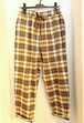 Indian Madras Check Pants　Beige