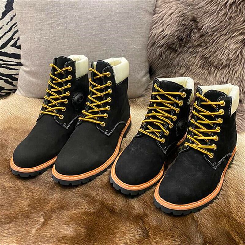 【新作】【送料無料】 冬の女性の新しい純粋なウール充電式屋外高さ厚底ハイブーツ男性と女性の同じスタイルのスノーブーツ 靴 シューズ ウィンター 冬物 ピュア 10b347972529342