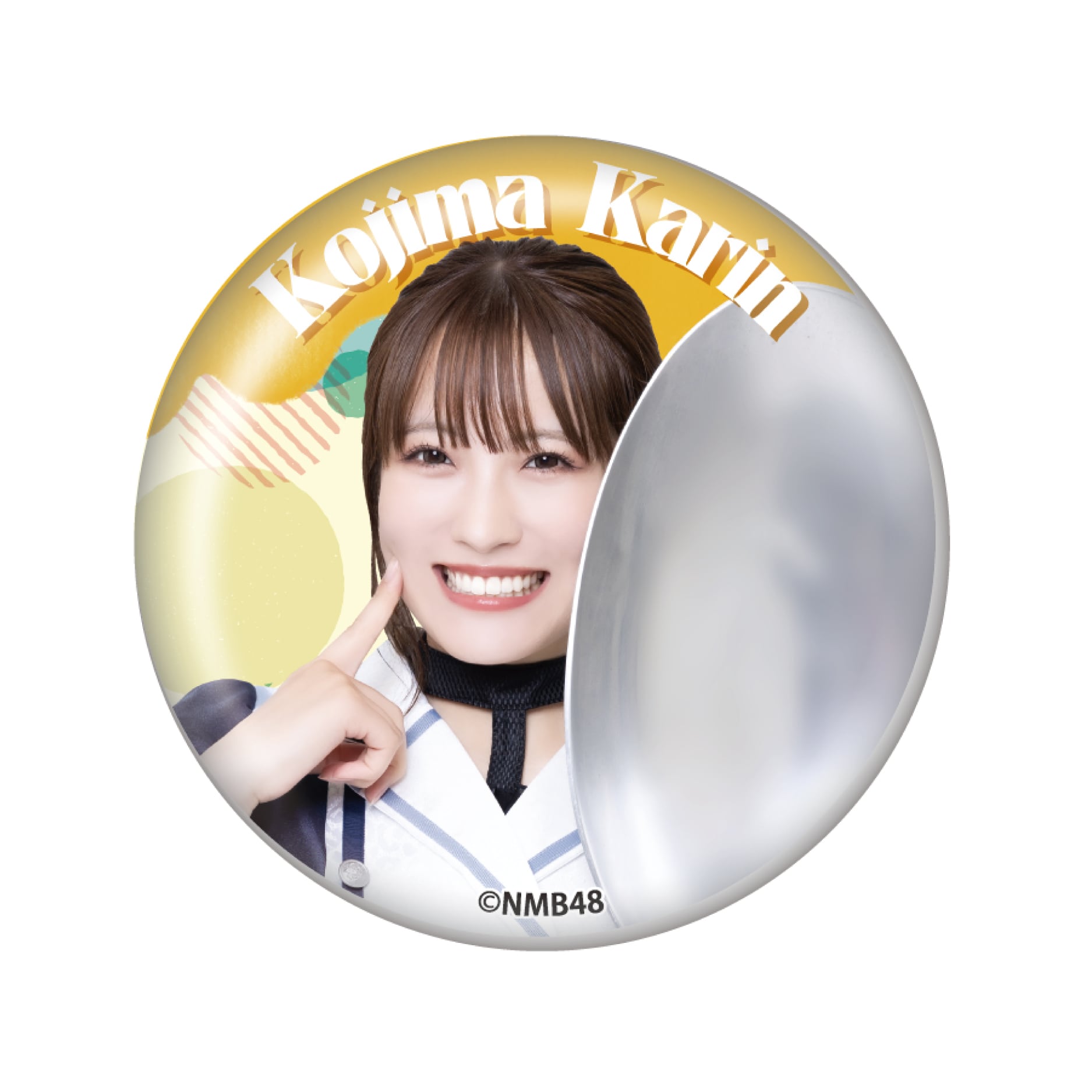 NMB48×PIZZERIA 8 good spoon コラボ限定 缶バッジ（teamN）ブラインド