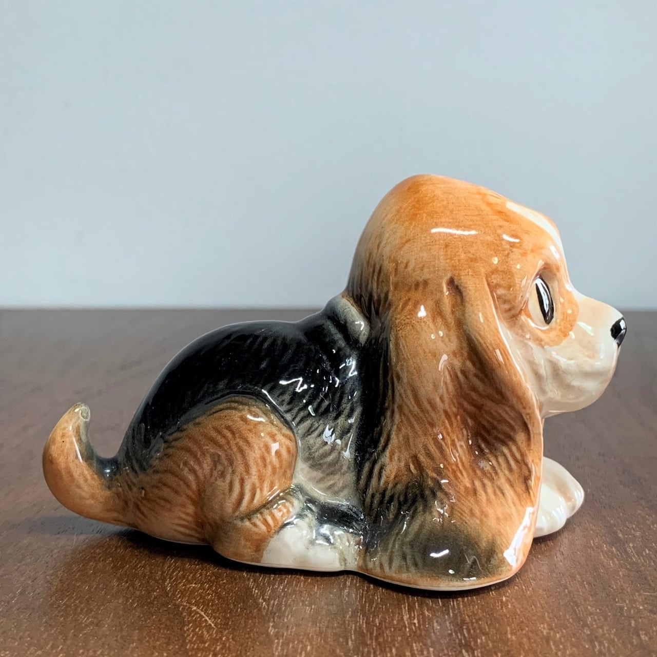 ビンテージ レトロかわいい ビーグル 犬 フィギュリン / Retro Vintage