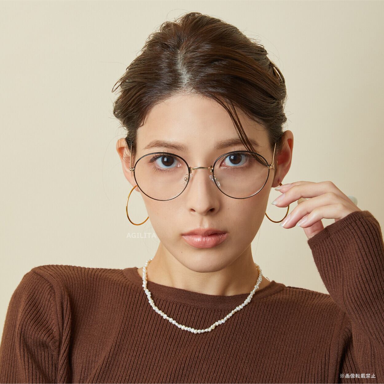 ［サージカルステンレス］40mm CIRCLE BIG PIERCE