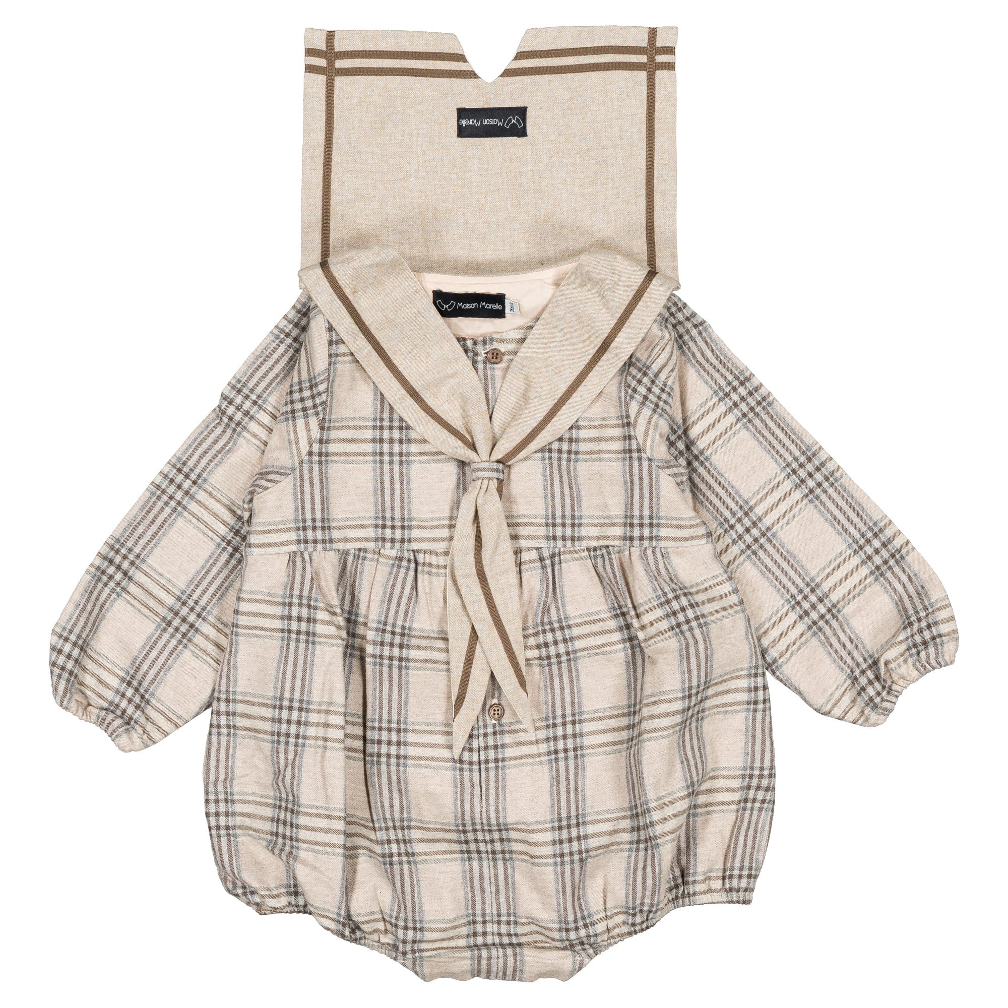 Maison Marelle Romper CAMBON 36m スカーフ付き Maison Marelle | upendi