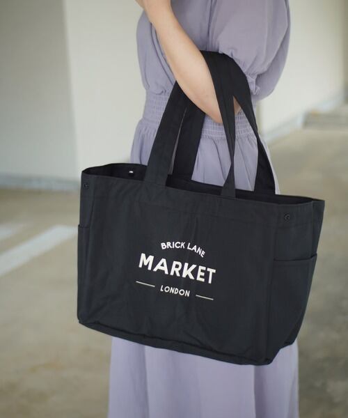 JOUET (ジョエット) レジ カゴ トート / エコバッグ / マイバッグ / マイレジ袋 ブラック