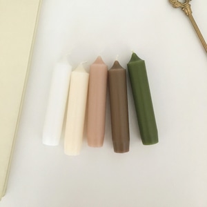taper candle 5colors SET / おしゃれカラー テーパー キャンドル ５色セット 韓国 北欧 雑貨
