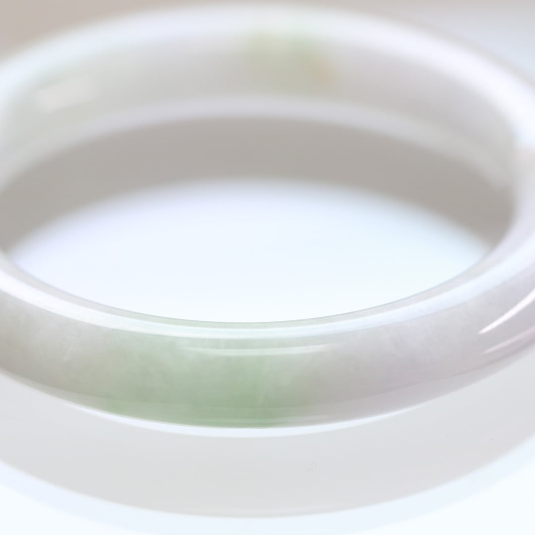 内径 約56.5mm 】存在感のある大きさ！バングル A貨翡翠 jd_bg1239