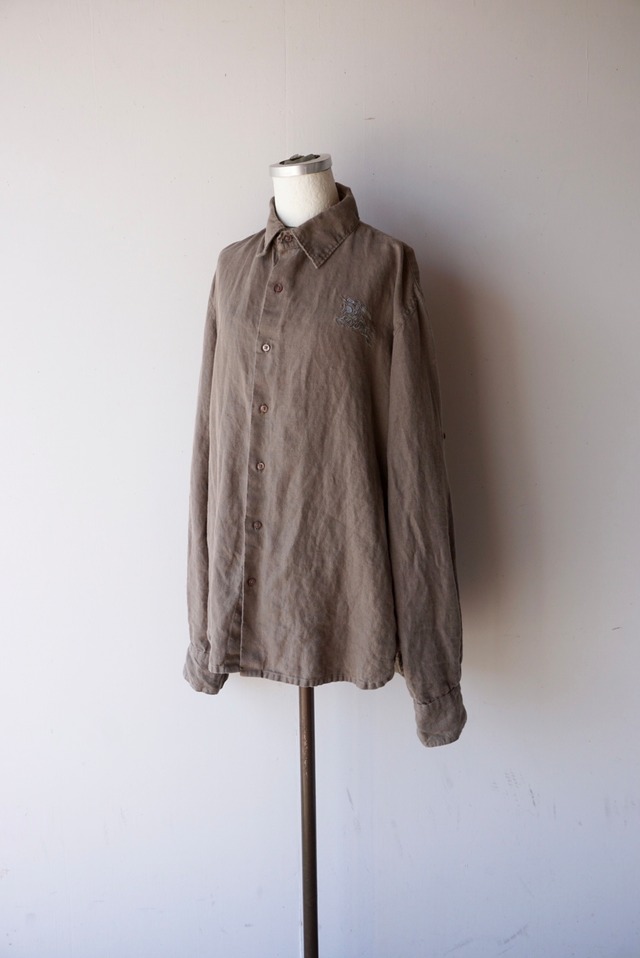 【monoya】Burberry cotton shirt
