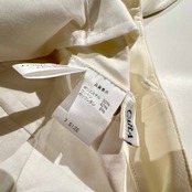 タグ付き 未使用品 レリアン CARA O CRUZ キャラオクルス ホワイト ストレッチ スラックスパンツ サイズ 7 /レディース