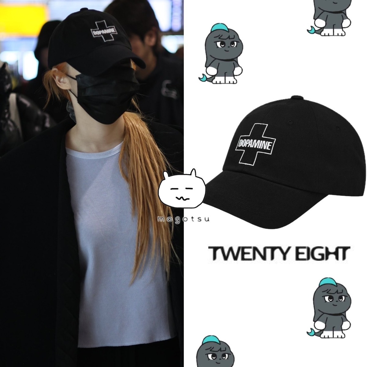 ☆aespa ジゼル 着用！！【Twenty Eight】Twenty Eight Dopamine cap  