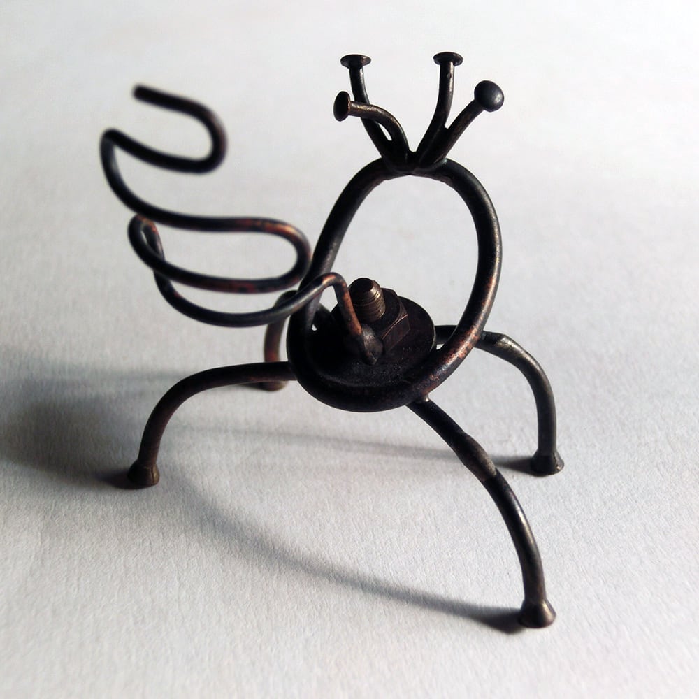 【未来の食虫植物】a ~ オーナメント オブジェ 立体 アート インテリア小物 インテリア雑貨 置物 ルームアクセサリー ☆ 真鍮 #1462