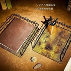 ビンテージデスク収納ラック トレイペーパーラック メタルドキュメントトレイ