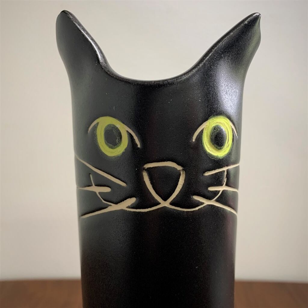GABRIELガブリエル 猫 花瓶 小物入れ オブジェ 古道具 スウェーデン GABRIELガブリエル 猫 花瓶 小物入れ オブジェ 古道具 スウェーデン 猫