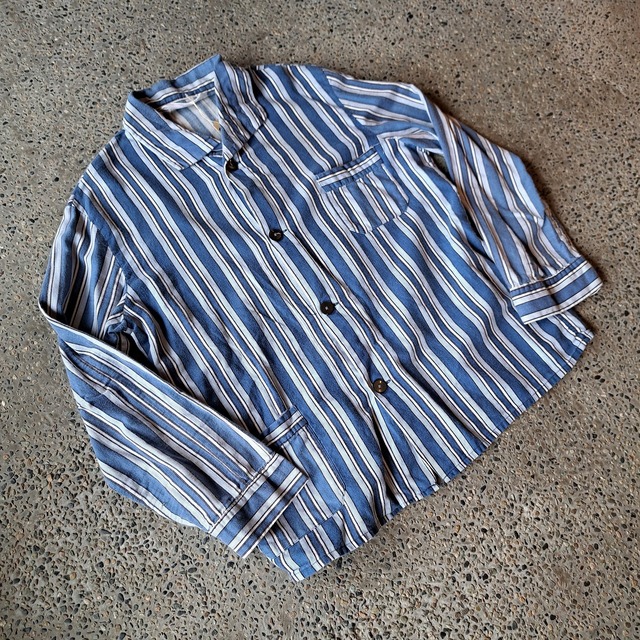 ヨーロッパ パジャマシャツ used [305050]