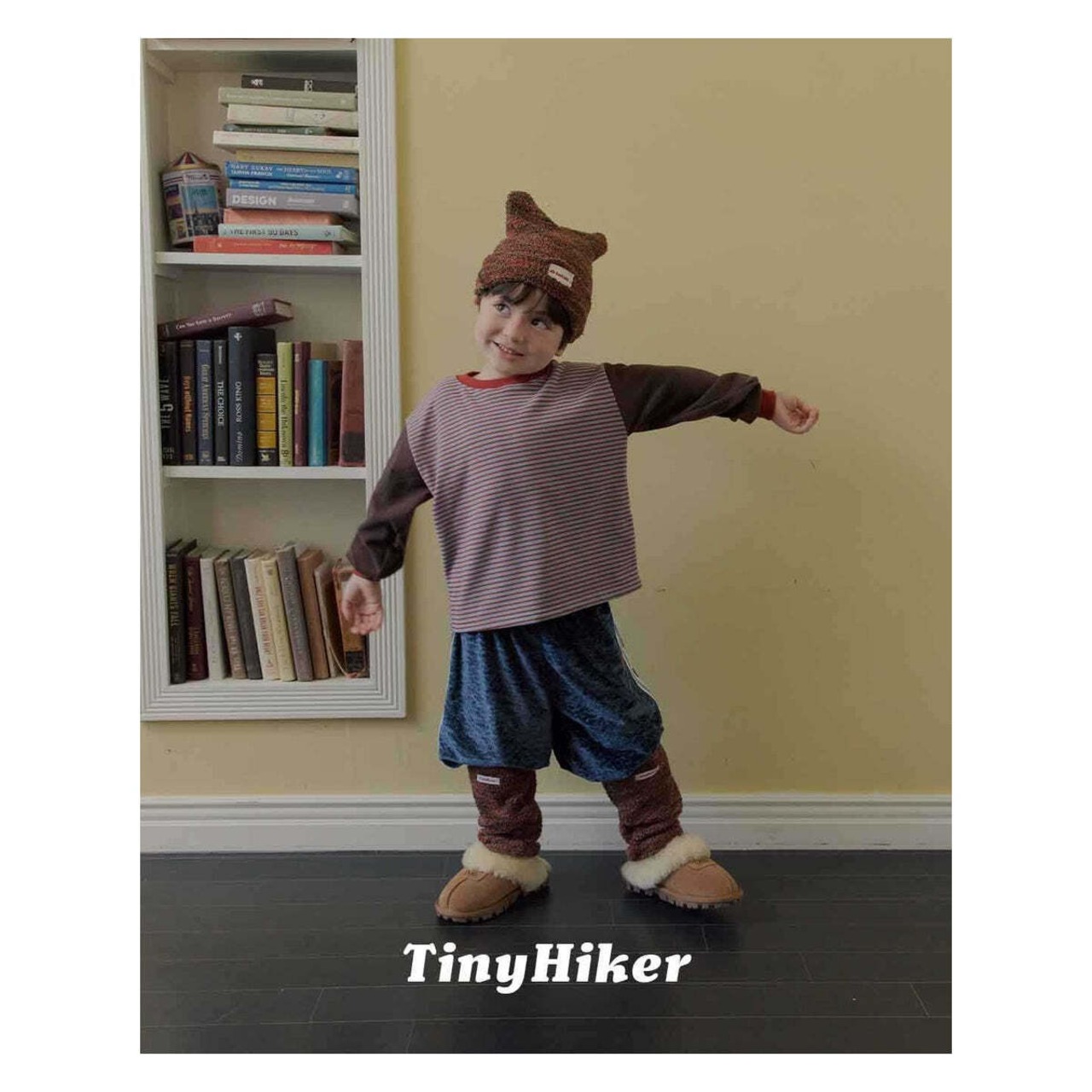 【取寄】Tiny Hiker マゴストライプTシャツ｜冬服｜韓国子供服