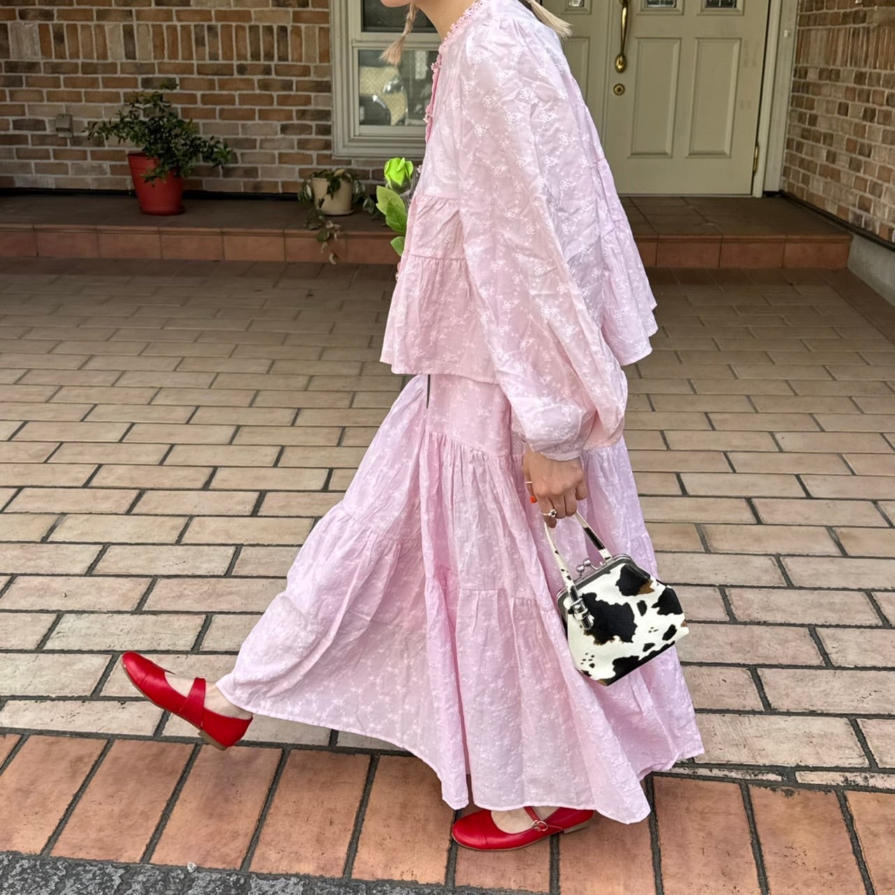 花柄ブラウス スカート セットアップ_LN03381 | lanan(ラナン)