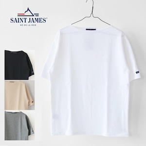 SAINT JAMES [セントジェームス 正規販売店] OUESSANT SHORT SLEEVE SHIRTS SOLID [sl-03jc1325] ウエッソン 半袖 無地・半袖カットソー・コットンカットソー・MEN'S / LADY'S [2024SS]