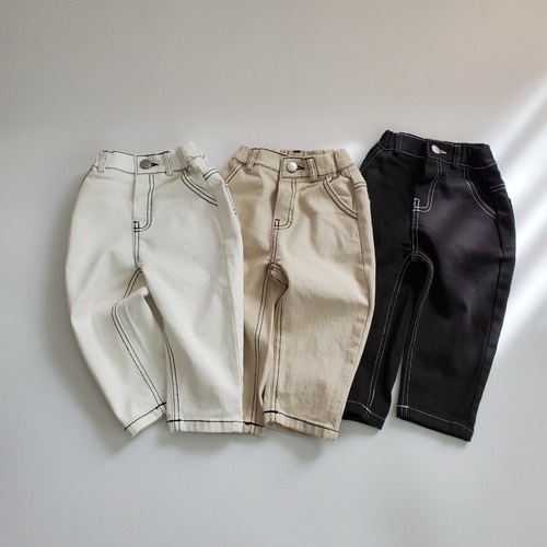 【即納】deep stitch pants〔ディープステッチパンツ〕　mamami