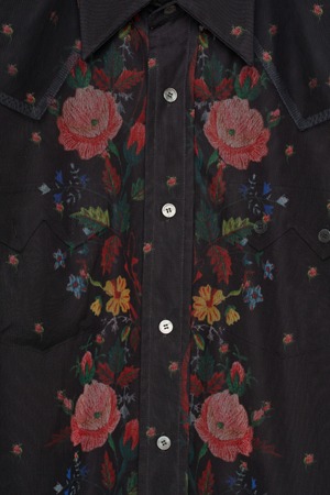 【26AW】MASU エムエーエスユー / シャツ / ROCOCO LAYERED WESTERN SHIRT