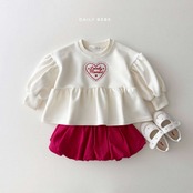 【取寄】Dailybebe ラブリーモーメントT｜秋服｜韓国子供服｜26/AT