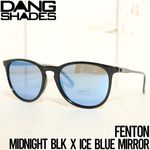 DANG SHADES ダンシェイディーズ FENTON SUNGLASSES 偏光サングラス Midnight BLK X Ice blue mirror POLARiZED