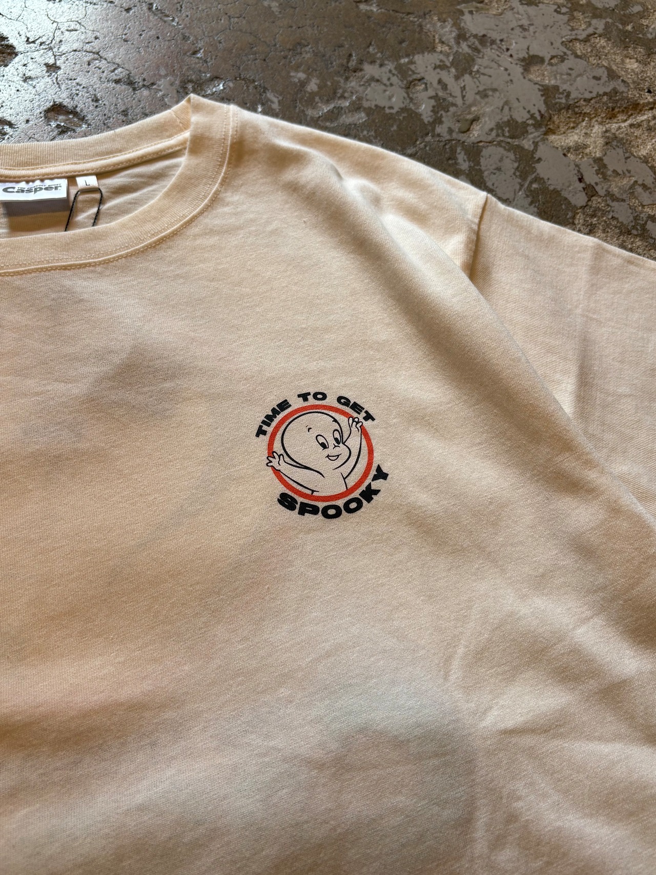 CASPER PILE 刺繍 T SHIRT S/S / 半袖 Tシャツ / 6515040 / WHITE - 4