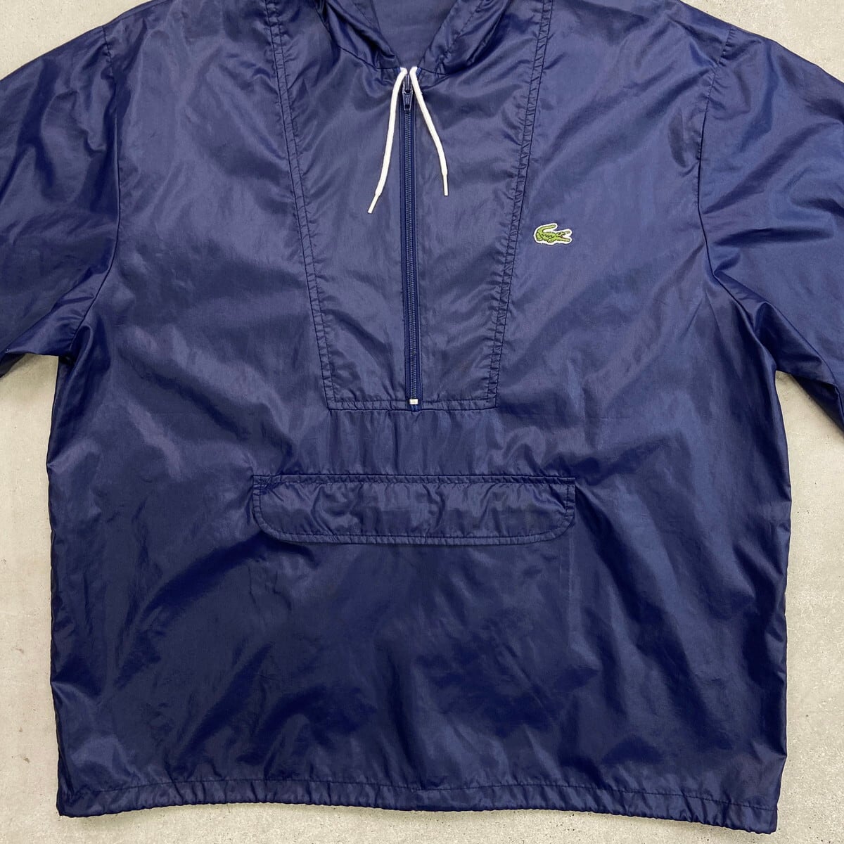 70~80年代 LACOSTE IZOD ラコステ ナイロン アノラックパーカー メンズ