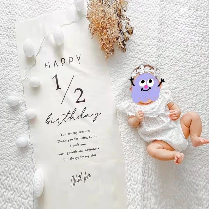 送料無料【予約商品】 (0145) 誕生日 タペストリー 布 北欧 ナチュラル