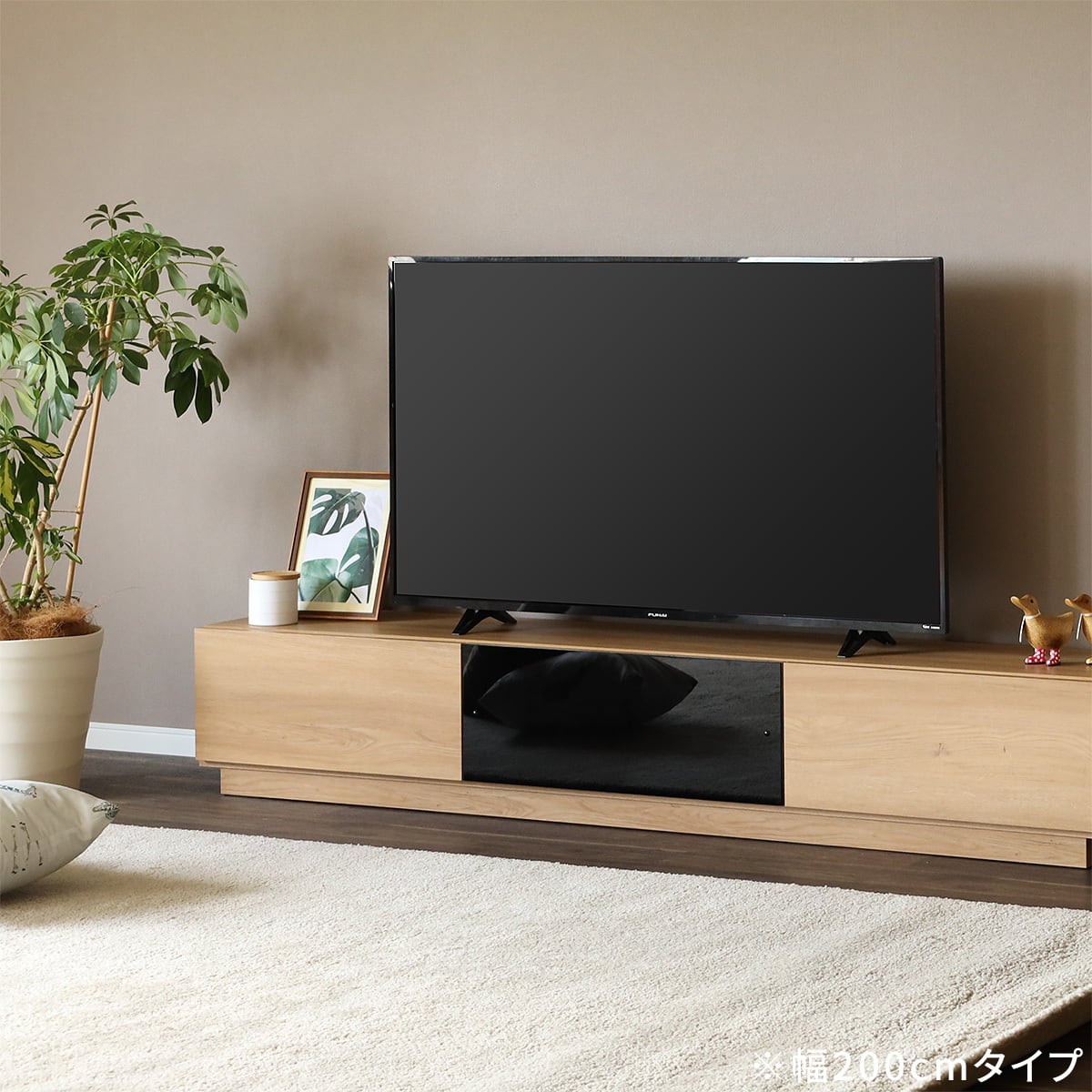 LOWYA 木目調国産TVボード/幅120cm LOWYA ロウヤ テレビボード テレビ