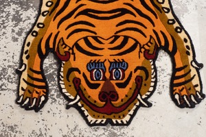 Tibetan Tiger Rug 《Sサイズ•ウール131》チベタンタイガーラグ