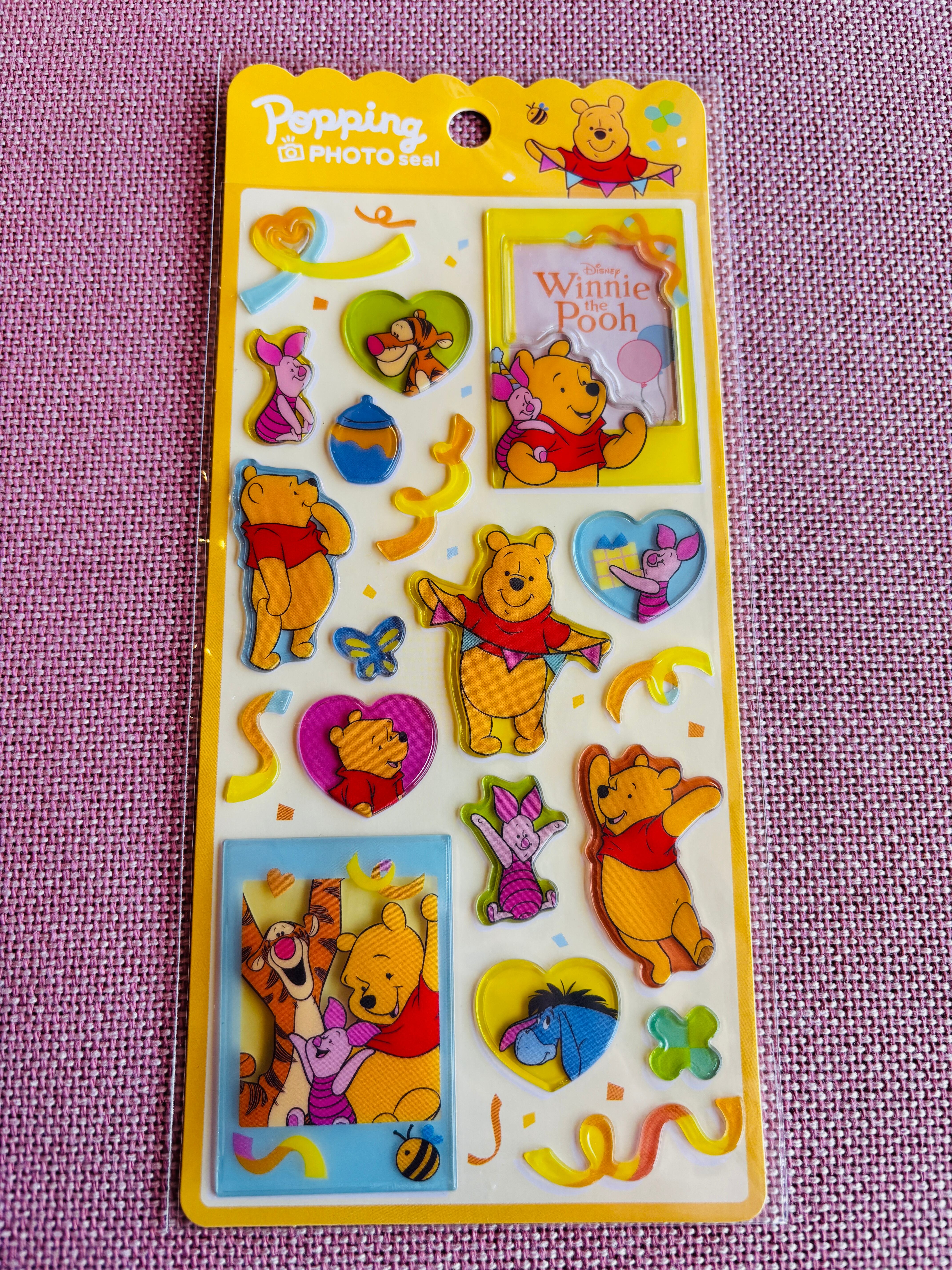 ディズニー くまのプーさん ポッピングフォトシール X03